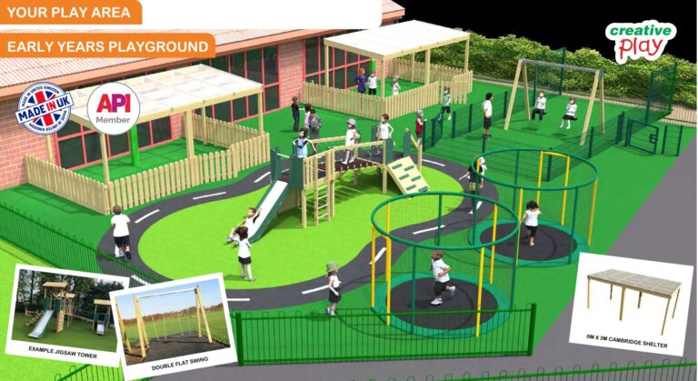 Creative Play Design image for Evergreen Special School in River Avon West Midlands