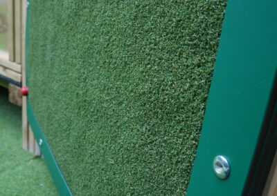 Grassy textured green play panel