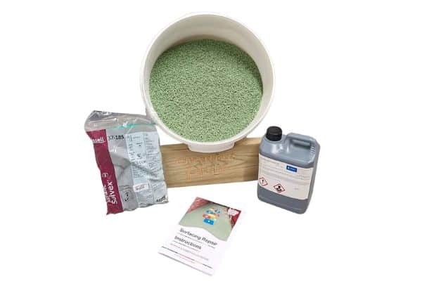 Wetpour Wearing Course Repair Kit - Green Wetpour Wearing Course - Green - Playground Surfacing Repair Kit