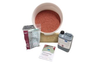 Wetpour Wearing Course - Red - Playground Surfacing Repair Kit