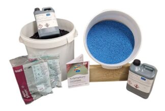 Wetpour Surfacing Complete Kit - Blue - Playground Surfacing Repair Kit