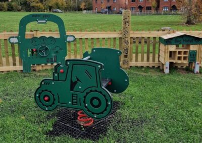 Tractor Spring Rider Playground Equipment