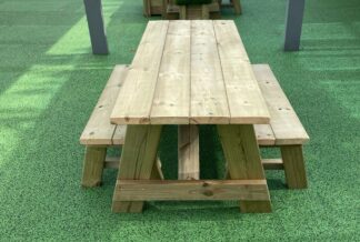 TABLE AND BENCH SET - Freestanding Playground Equipment
