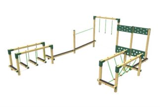 Adventure Trail 7 U - Shape - Trim Trail Playground Equipment