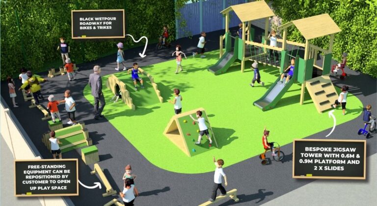 This image shows Creative Play's design image of Uplands Nursery