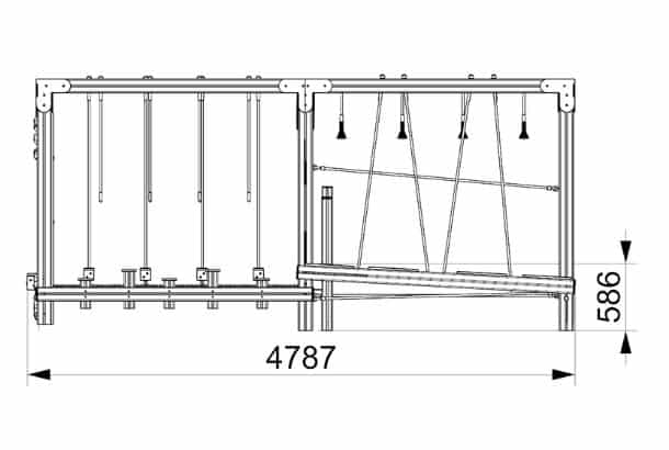 Thames Climbing Frame Cf115 Thames Timber Climbing Frame