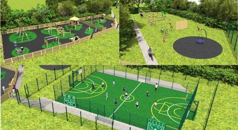 This image shows the design image for the three projects that took place at Llanbadrig Community Council in Camaes Bay, Anglesey