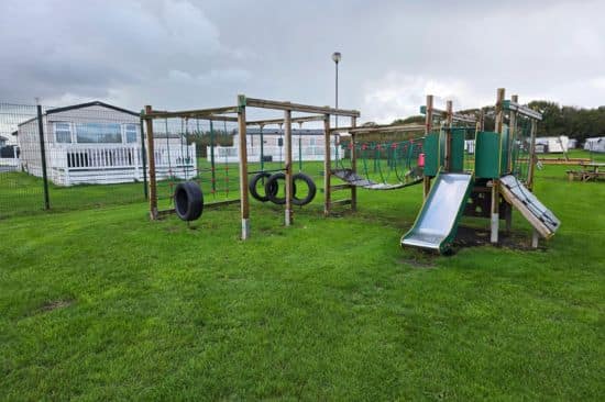 This image shows a playground Creative Play installed at a Caravan Park in the UK