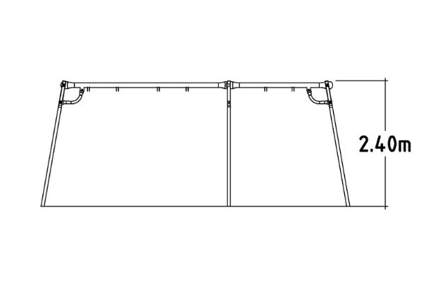 Mira 2.4m High Swing 3 Place - Image 3