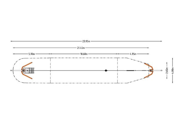 Mantis Zipwire, 20m With Ramp - Image 2