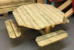 Octagonal Tuff Tray Table