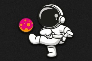 Football Astronaut 0.98m x 0.98m