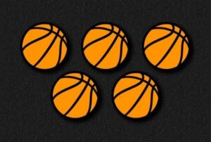 Basketball Shoot Markers (Set Of 5)