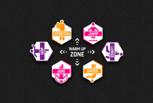 Octagonal Warm Up Zone (6 Stations)