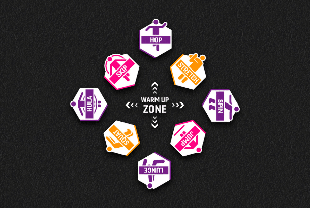 Octagonal Warm Up Zone (8 Stations)