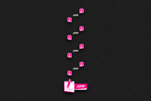 Double Foot Jump Inc Symbol