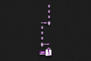 Hop Left / Right Inc Symbol
