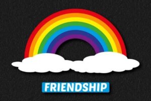 Rainbow Friendship Stop (1.5m x 1m)