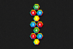 Hexagon Hopscotch