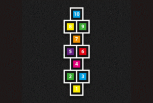 Hopscotch Solid & Outline