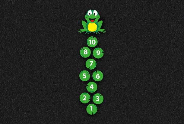 Frog Hopscotch