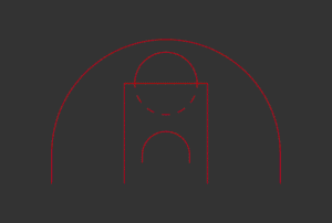 Basketball Key with D