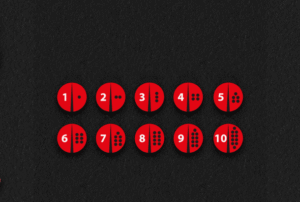 Ladybirds 1-10 (380mm x 500mm)