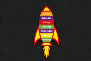 Rocket Days (3.4m x 1.7m)