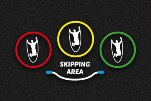 Set of 3 Skipping Rings (1m Diameter)