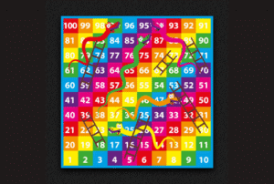 Snakes & Ladders 1 - 100 SOLID