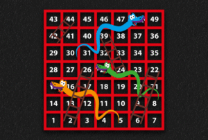 1-49 Snakes and Ladders [Outline]