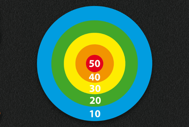 Solid Bullseye Target