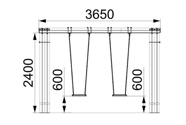 Double Swing Round (Flat Seat) - Image 7