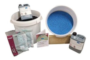 Wetpour Surfacing Repair Complete Kit – Blue