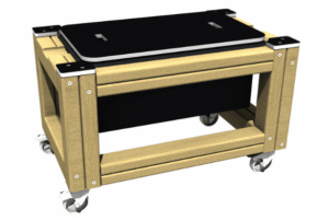 Sand & Mud Play Tray on Wheels (with lid)