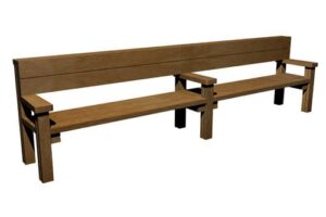 Park Bench Double Length