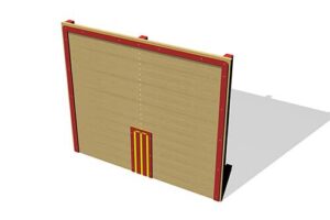 Timber Kick Board with Trim (2.4m x 2m)