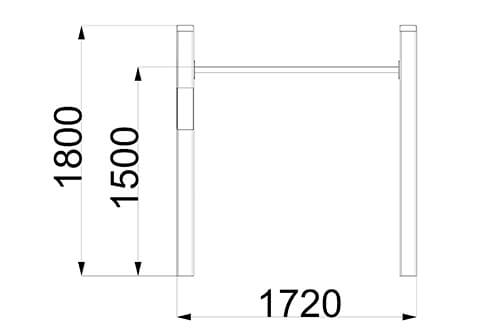 Chin Up Bars - Junior (Low) - Image 3