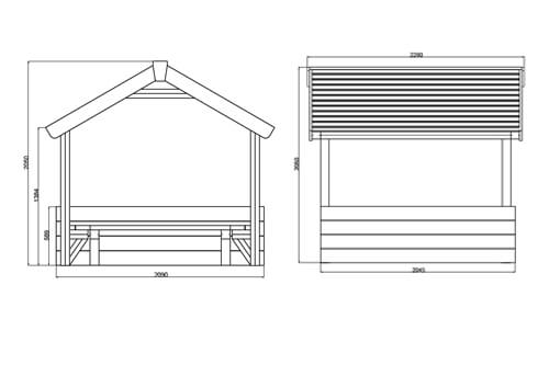 Timber Playhouse – without Floor - Image 2