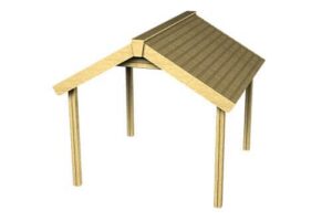 Timber Playhouse - Canopy