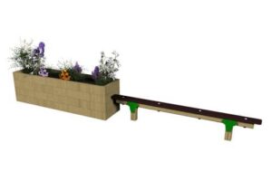 Timber Planter & Seat