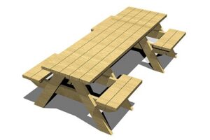Wheelchair Picnic Table (2.4m)