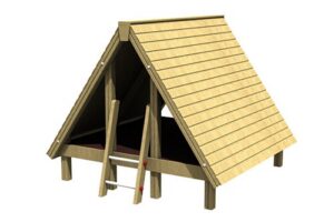 Timber Playhouse - Sloped