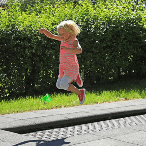 Kids Tramp In-ground Trampoline Track