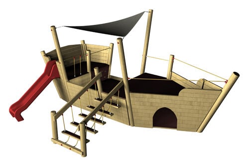 Pirate Ship Midi (Timber)