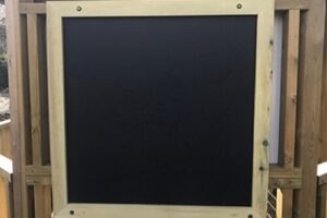 Wall-Mounted Chalk Board