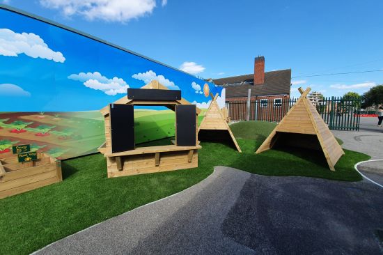 This image shows the playground at Wellhome Academy
