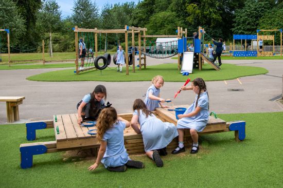 New Website Imagery - KS1 & KS2 (5) This image shows children playing in a playground
