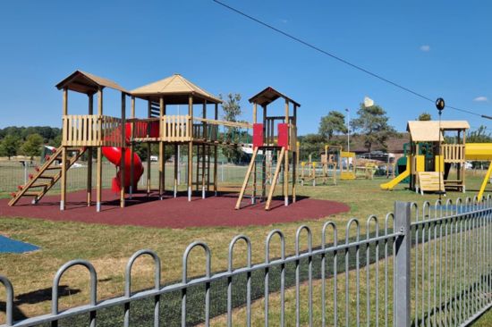 This image shows Horspath Parish Council play area