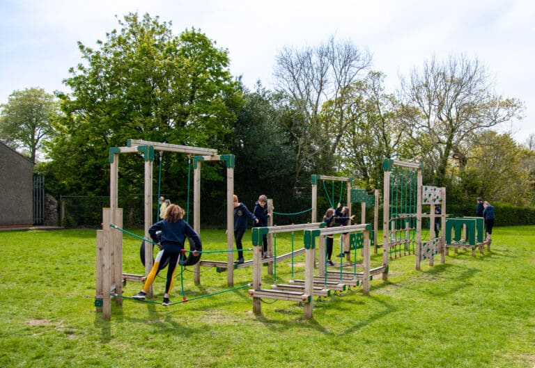 Trim Trail on grass